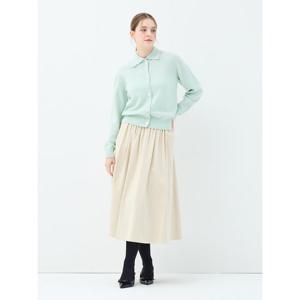 [유닛]코듀로이 바베리 A라인 스커트 (UFKWBS488N-IVORY)