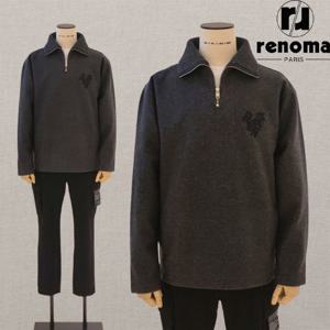 FW 그레이 프리미엄 기모원단 루즈핏 집업 맨투맨 티셔츠 RPLMTT54AJD