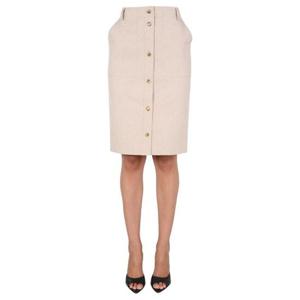 모스키노 미디 스커트 01205430 0084 BEIGE