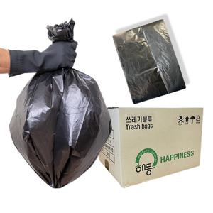MAGICCLEAN 배접 쓰레기 봉투 흑색 중 1BOX 1000P
