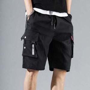 남자 포켓 허리 밴딩 반바지 빅사이즈 3컬러 DS-AL836