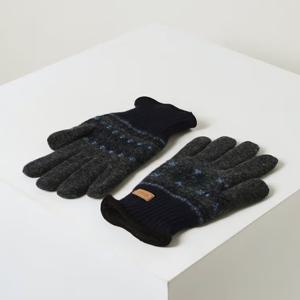 헤지스  25FW  남성 노르딕 패턴 장갑 HZGV5F105CG