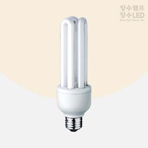 장수램프 삼파장 EL 형광다마 20W 주광색 E26 전구 삼파장 형광램프 삼파장램프 장수램프 형광등