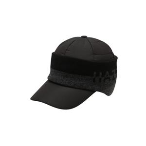 헤지스 골프 25FW 블랙 남성 패딩 니트 하이브리드 캡 HUHE5F701BK