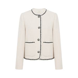 [린]트리밍 포켓 트위드 자켓(LCJKPL0100/크림)_DG