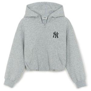 [엠엘비키즈] MLB 키즈 스트리트 걸즈 크롭 후드집업(7FHDB1354-50MGL) 7FHDB1354