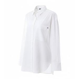 TOMMY HILFIGER ESS POPLIN NEW EASY SHIRT (WW45892 YCF) (에센셜 포플린 뉴 이지 셔츠)