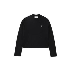 AMI Paris 아미 드 쾨흐 크롭 스웨트셔츠 E26FSW766730