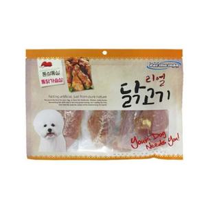 펫더맨 리얼닭고기 통실통실 통닭가슴살 300g 강아지간식 강아지츄르 애견간식 펫디저트 강아지퓨레 개츄르 강아지사탕 강아지짜먹는간식 강아지죽