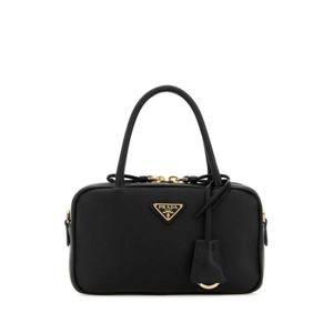 프라다 레더 탑 핸들백 1BB152 2CYS F0002 BLACK DOM