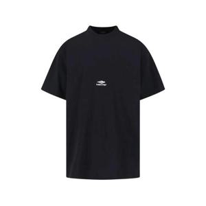 발렌시아가 로고 디테일 티셔츠 850345TTVK5