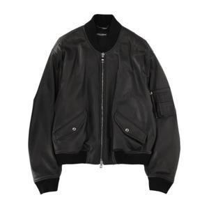 돌체앤가바나 가죽 자켓 G9BBML HULY3N0000 BLACK