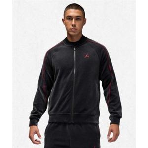 나이키 NIKE 조던 브루클린 벨루어 트랙 재킷 M - 블랙 짐 레드 HV1870-010 2500699