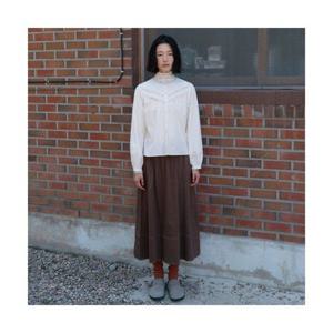 써스데이아일랜드 THURSDAY ISLAND 포인트 스티치 스커트_T256MSK144W T256MSK144W 354611
