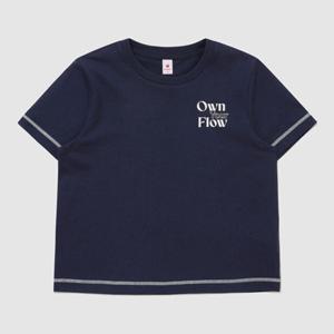 [르꼬끄] 여성 스몰 그래픽 티셔츠 QR122ORS21_DNV QR122ORS21