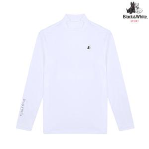 [블랙앤화이트]남성 냉감 기본 베이스 이너 티셔츠 6926GZIN_WHITE