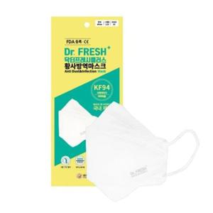 파츠 닥터프레시플러스 마스크 대형 흰색 개별 갑(30개입) KF94