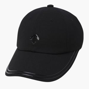 데상트골프모자 JQS DQ12WFCP32-BLKG 여성 리본  와이드 볼캡 / BLACK