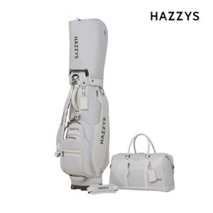 헤지스골프 캐디백 보스턴백 세트 HZCB-010M/ HZBB-010M 라이트그레이