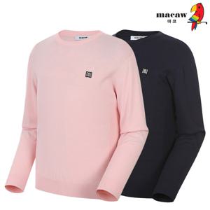 [마코] (남성)립조직 라운드 풀오버 티셔츠_MNM1SW91