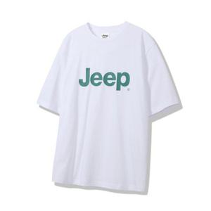 지프 JEEP [190g] 빅 로고 반팔 티셔츠 (JR5TSU091OW)