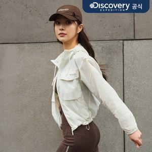 [디스커버리] 여성 프레시벤트2.0 포켓 크롭 바람막이 (CREAM) DWWJ94063-CRS