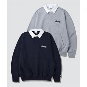 지프 JEEP [기모]럭비 오버핏 카라 맨투맨 3 color (JP5TSU724)