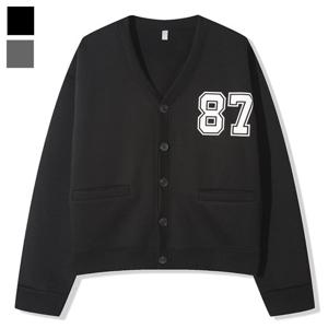 남자 보스턴 87 브이넥 기모 가디건 AC-CA-Q081-블랙