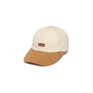 코닥 KODAK 오버핏 빈티지 데님 볼캡 IVORY