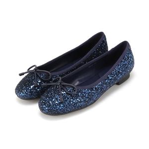 [본사운영] [26SS 신상] 바바라 패브릭 페미닌 몰드 리본 글리터 여성 플랫 1.5cm_BBJ183