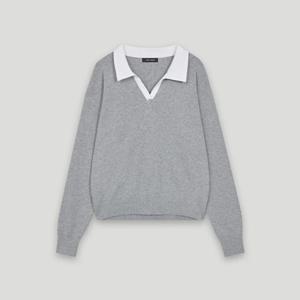 [코데즈컴바인] 셔츠 카라 니트 풀오버 (CLA-PU301W1) CLAPU301W10