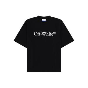 오프화이트 반팔 티셔츠 OMAA120 C99JER0081001 BLACK