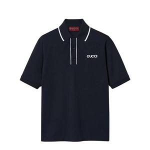 구찌 반팔 티셔츠 806250XJHH6 4003 BLUE NAVY