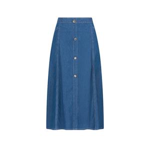 [꼼빠니아][꼼빠니아] A라인 데님 스커트_CADU4-WDS010