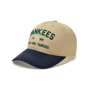 MLB모자 GQC 3ACPV085N-50BGL 바시티 레터링 배색 언스트럭쳐 볼캡 뉴욕양키스
