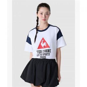 르꼬끄 선데이 컬러블록 반팔티 - 화이트QQ123LRS36 406624