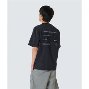 스노우피크 SNOWPEAK APPAREL 루트 레터링 우븐 패치 반팔 티셔츠 (S26MMRTS82) Dark Navy S26MMRTS82DN 406672