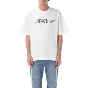 오프화이트 반팔 티셔츠 OMAA120C99JER008 0110 Bianco