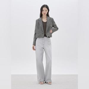 [쥬크]울 블렌디드 크롭 자켓 (Z261MSF008)