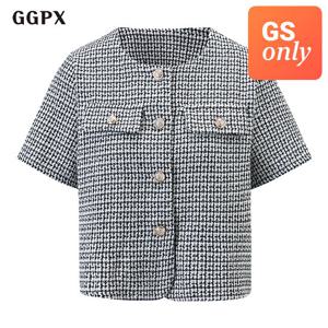 [GS단독][GGPX]페이크 포켓 트위드 하객 반팔 자켓 (GQBJK010D)