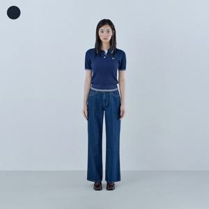[게스진] YQ2D9085 여성 저온스 BBK톤 와이드 데님팬츠 YQ2D9085