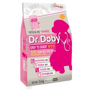 닥터도비 장건강 5kg 강아지사료 유산균함유
