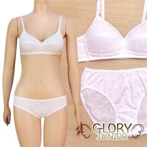 [고아라]75AA~85AA/주니어 2단계 풀컵면브라팬티2종(GLB1327)