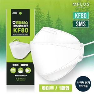 엠플러스 KF80 대형 마스크 1매입 국내산/식약처인증