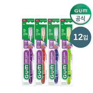 선스타 검 테크닉 딥 클린 칫솔 (525) 12개입