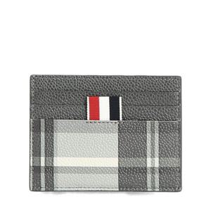 [톰브라운] 사선 마드라스 MAW220A L0041 980 페블 카드지갑