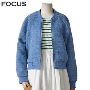 [포커스]트위드집업점퍼_FS4A4JP4007