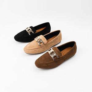 [신난다슈] 여성 로퍼 단화 2cm 3종 플랫 구두 슬립온 스웨이드 발편한 쿠션 RM248886
