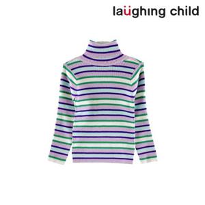 [래핑차일드] 스트라이프 터틀넥 스웨터(88C2933570_PU)