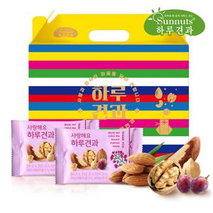 (5+1) 하루견과 사랑해요하루견과 30입 선물세트